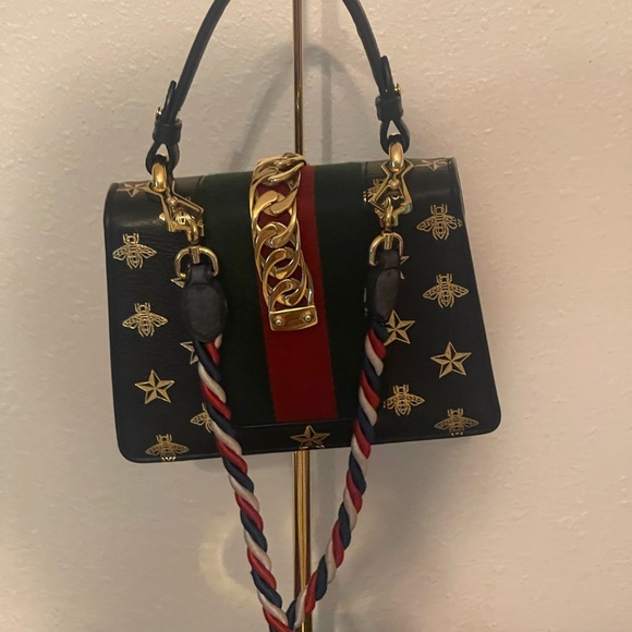 Gucci Sylvie Stars and Bees Mini Bag - Picture 6 of 11